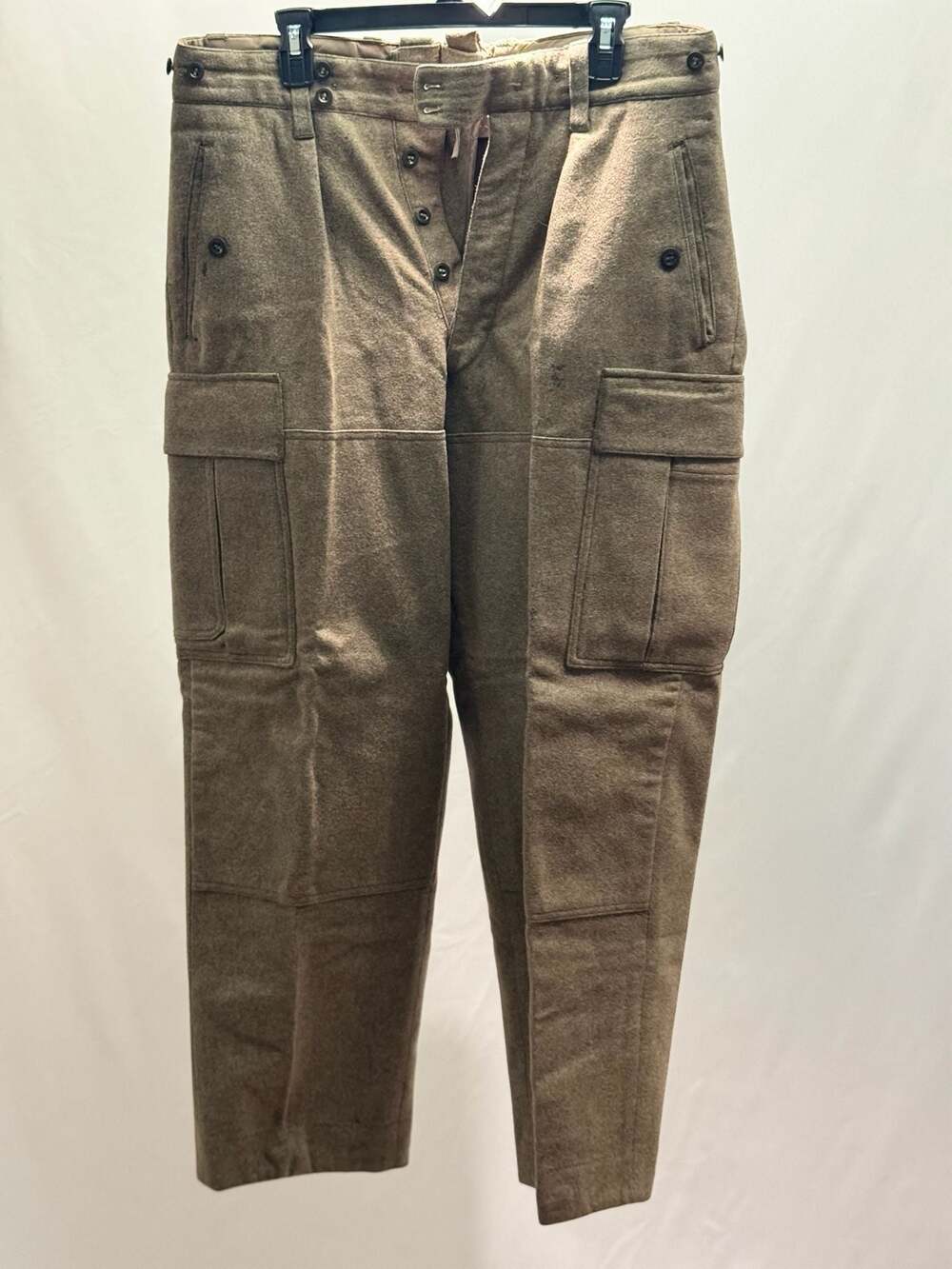Vintage 1962 West German Bundeswehr Wool Field Trousers Filzlaus Size 170/82-76